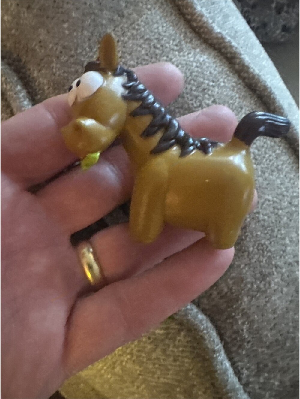 Baa Baa Barn Brown Horse Farm Animal PVC Figure 3" B Toys Replacement